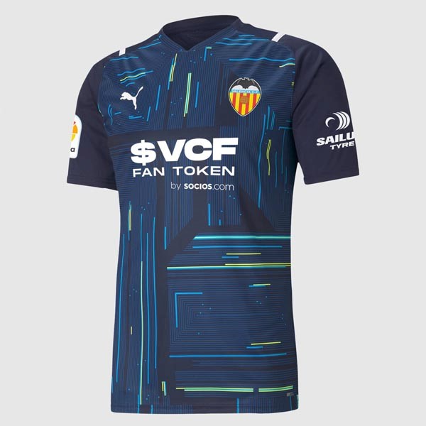 Tailandia Camiseta Valencia Portero 2021-2022 Azul